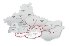 Landkarte: Oberbank Payment Area